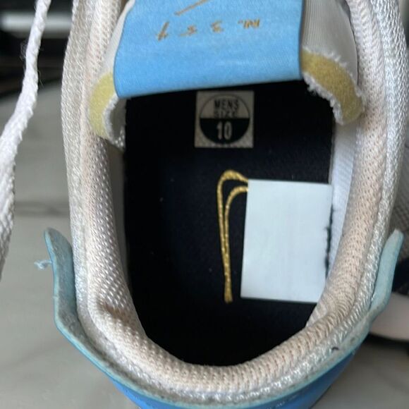 Nike Daybreak White/University Blue-Velvet Brown Sz. 10 - Picture 10 of 16